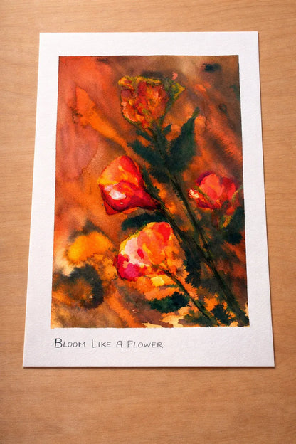 Bloom Like a Flower - Fine Art Print